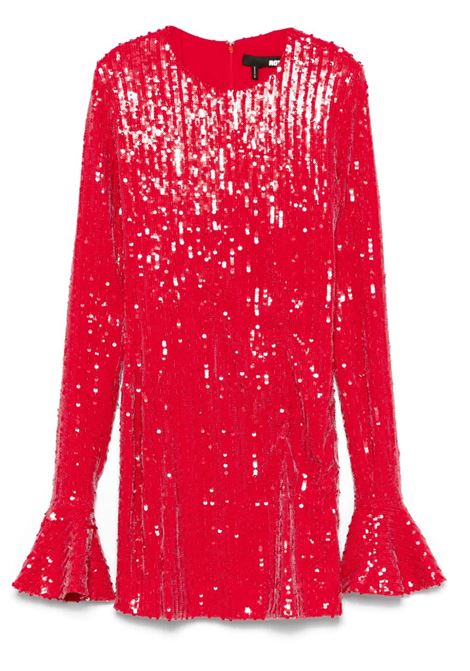 Red sequin long-sleeves mini dress Rotate - women ROTATE | 11315030173017