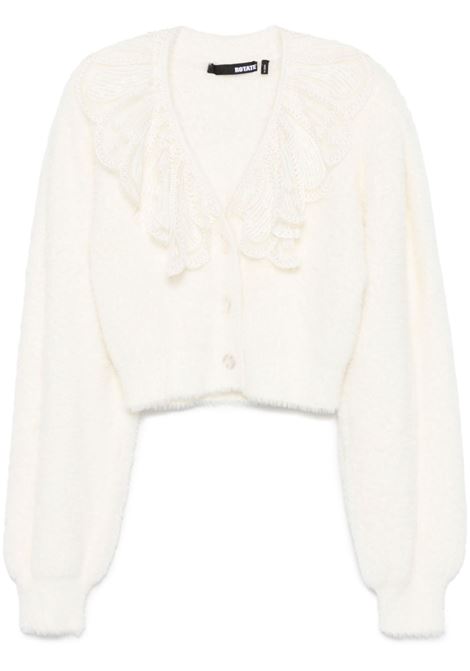 White lace collar knit cardigan Rotate - women ROTATE | 113214269269