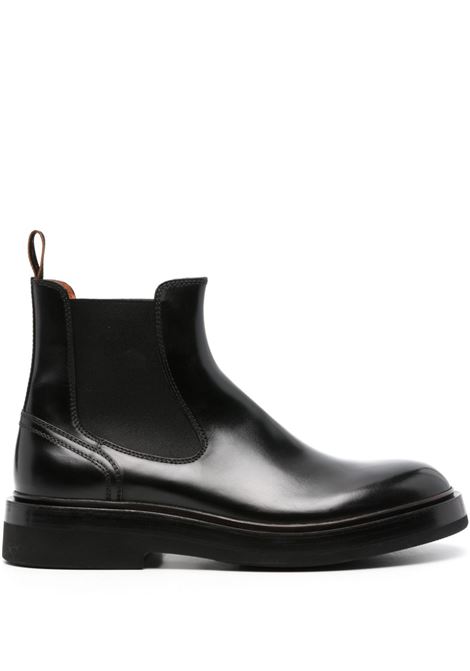 Black Chelsea boots Santoni - men