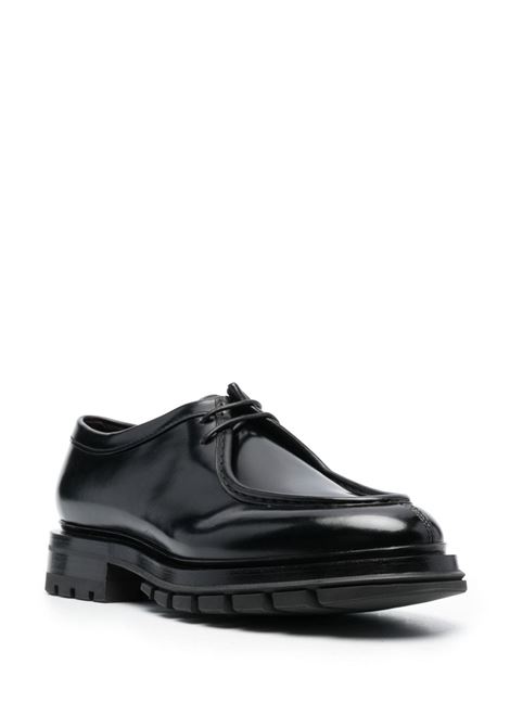 Derby stringate emlyn in nero -  SANTONI - uomo SANTONI | MCCO17743MM7HVVDN01