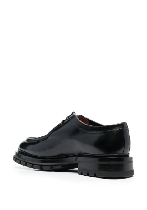 Derby stringate emlyn in nero -  SANTONI - uomo SANTONI | MCCO17743MM7HVVDN01