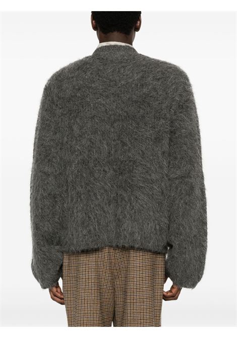 Grey lee long-sleeved cardigan Sefr - men SEFR | MFW24LEEGRY