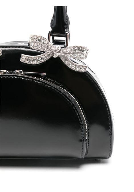 Black crystal-embellished hand bag Self-Portrait - women SELF-PORTRAIT | AW24300B