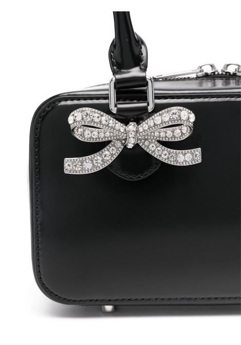 Black crystal-embellished hand bag Self-Portrait - women SELF-PORTRAIT | AW24301AB