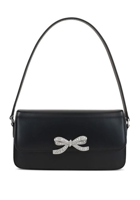 Black bow-detail hand bag Self-Portrait - women SELF-PORTRAIT | PF24309B