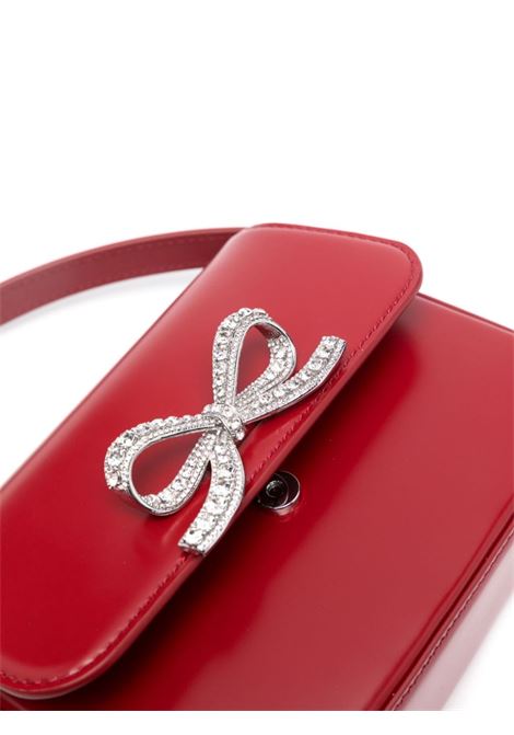 Red bow-detail hand bag Self-Portrait - women SELF-PORTRAIT | PF24309SR