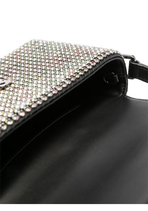 Silver bow-detail crystal-embellished hand bag Self-Portrait - women SELF-PORTRAIT | PF24311SMU