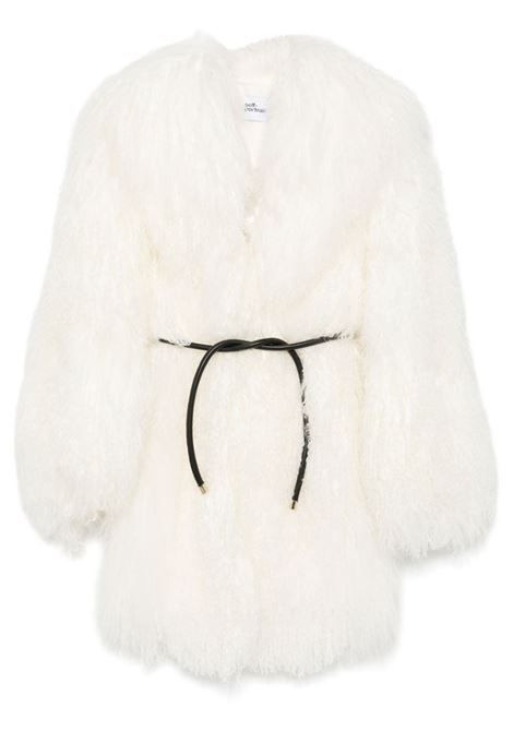 Cappotto in shearling in bianco Self-portrait - donna SELF-PORTRAIT | RS25207CC