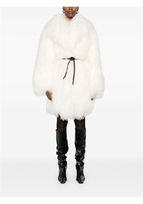 Cappotto in shearling in bianco Self-portrait - donna SELF-PORTRAIT | RS25207CC