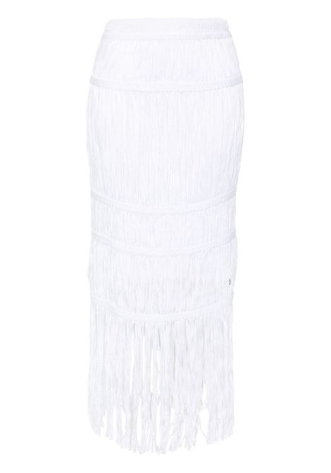 White fringed maxi skirt Simkhai - women SIMKHAI | 3243020KWHT