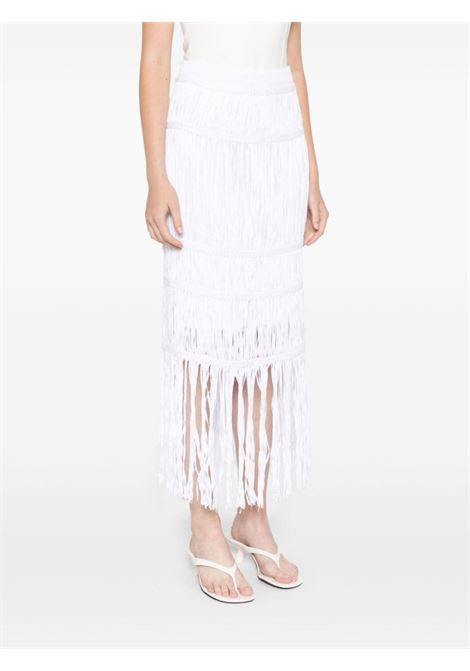 White fringed maxi skirt Simkhai - women SIMKHAI | 3243020KWHT