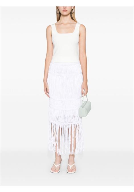 White fringed maxi skirt Simkhai - women SIMKHAI | 3243020KWHT