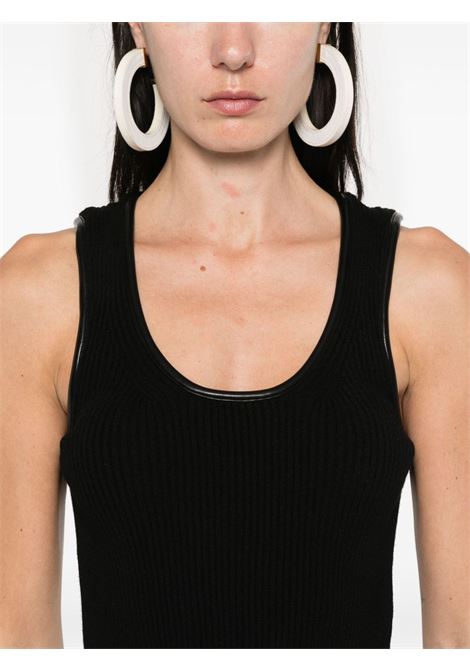 Black Cobian fine-ribbed tank top Simkhai - women SIMKHAI | 5242088KBLK