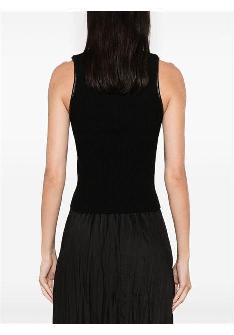 Black Cobian fine-ribbed tank top Simkhai - women SIMKHAI | 5242088KBLK