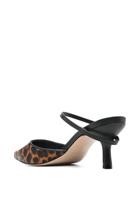 Animalier brown 65mm Kieran mules Simkhai - women SIMKHAI | 524S004HNTRL