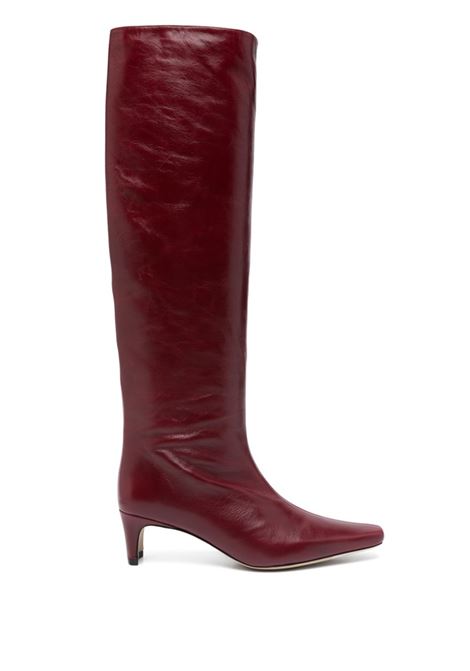 Stivali wally 55mm in bordeaux Staud - donna STAUD | F24F1009KRPNT