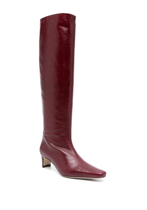 Stivali wally 55mm in bordeaux Staud - donna STAUD | F24F1009KRPNT