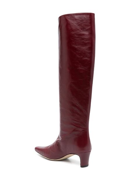 Stivali wally 55mm in bordeaux Staud - donna STAUD | F24F1009KRPNT