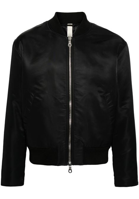 Black padded bomber jacket Sunflower - men