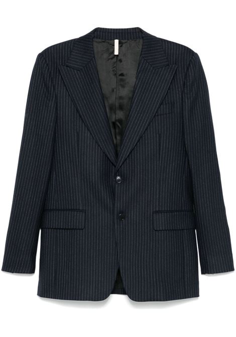 Blue single-breasted blazer Sunflower - men