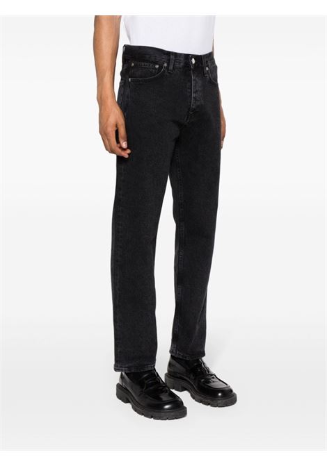 Jeans dritti a vita media in nero Sunflower - uomo SUNFLOWER | 5094708