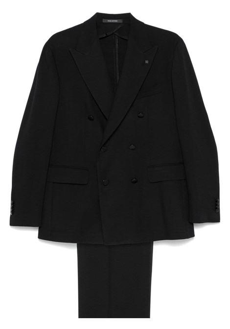 Black double-breasted suit Tagliatore - men TAGLIATORE | Suits | 2SNY10BNT770163N1029