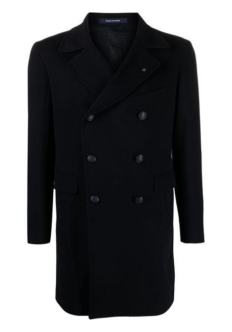 Blue double-breasted coat -TAGLIATORE  men