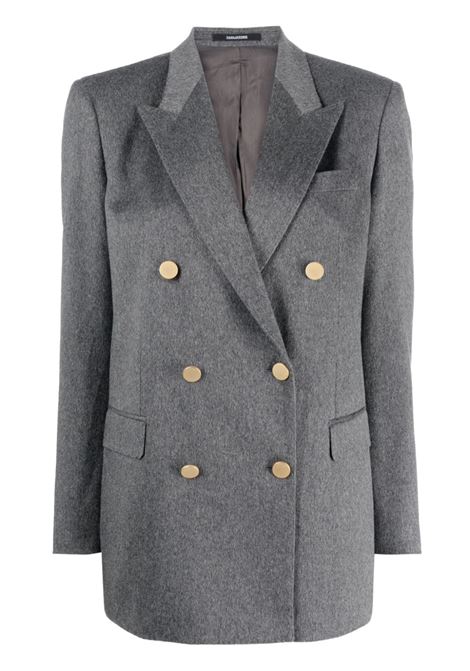 Grey amine double-breasted blazer - women