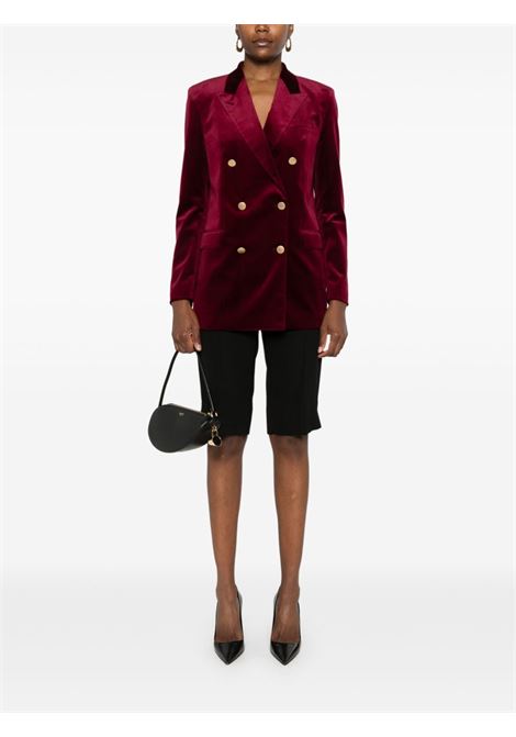 Blazer in velluto doppiopetto in bordeaux Tagliatore - donna TAGLIATORE | JJASMINE10B800007C1379