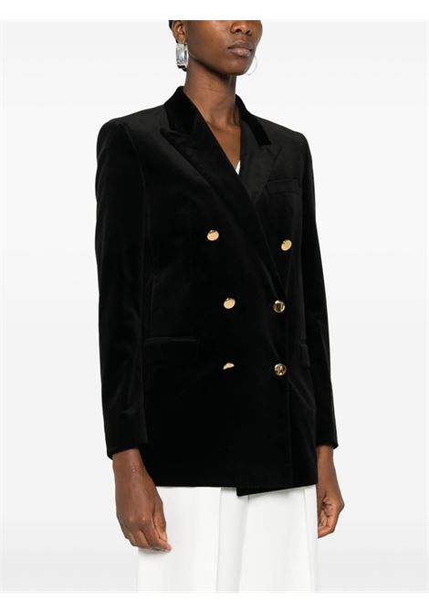 Blazer in velluto doppiopetto in nero Tagliatore - donna TAGLIATORE | JJASMINE10B800007N1209