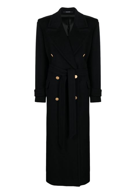 Black double-breasted cashmere coat Tagliatore - women TAGLIATORE | Outerwear | JUDY350002N5055