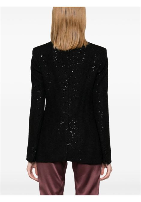 Blazer con paillettes in nero Tagliatore - donna TAGLIATORE | KPARIGI10A970149N1250