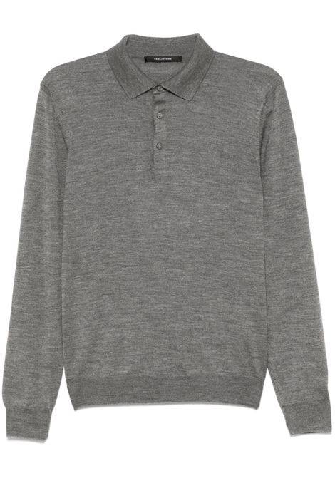 Maglione con colletto stile polo in grigio Tagliatore - uomo TAGLIATORE | PALMERGSI2405071