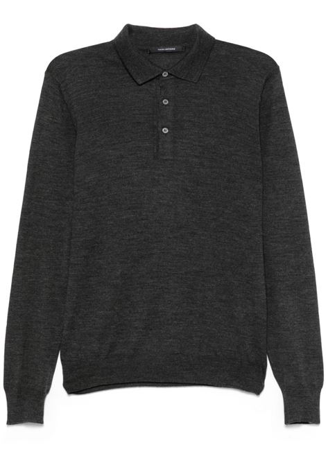 Maglione con colletto stile polo in grigio Tagliatore - uomo TAGLIATORE | PALMERGSI2405095