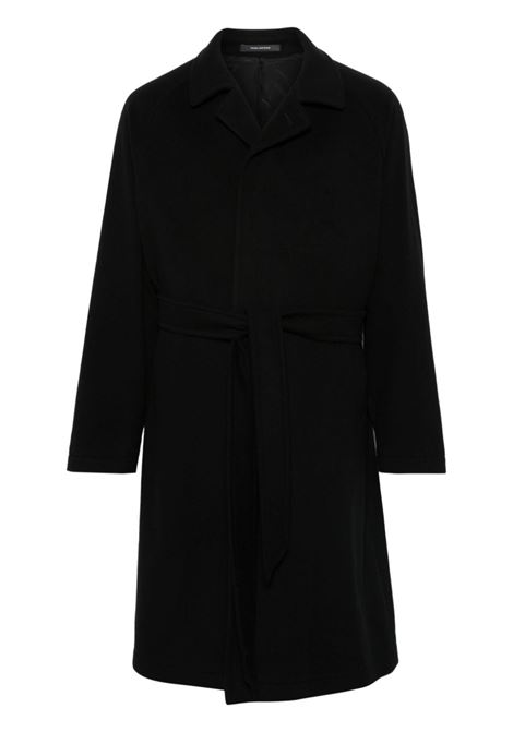 Black single-breasted coat Tagliatore - men