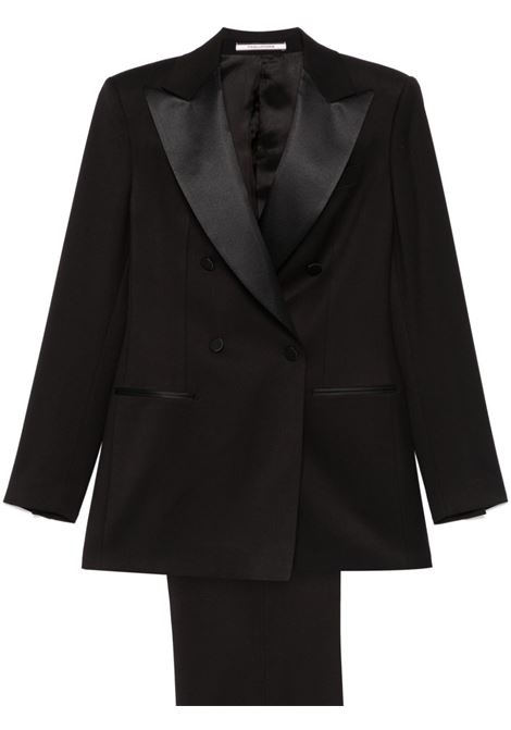 Black double-breasted suit Tagliatore - donna