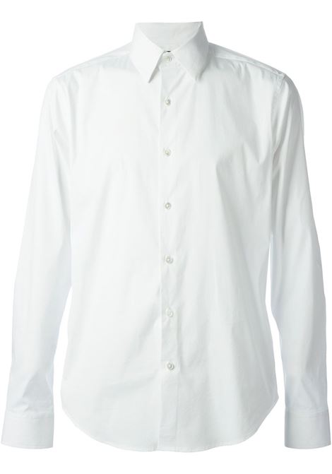 Camicia Sylvain in bianco Theory - uomo