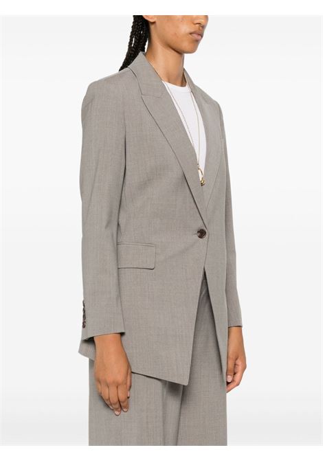 Blazer effetto mélange in lana in grigio chiaro Theory - donna THEORY | H0101113PFA