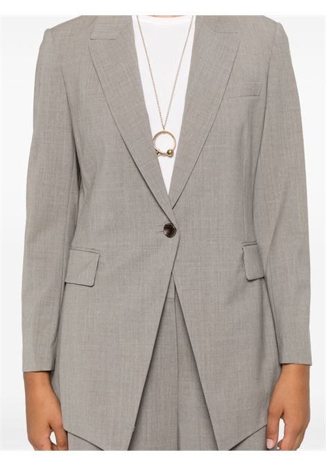 Blazer effetto mélange in lana in grigio chiaro Theory - donna THEORY | H0101113PFA