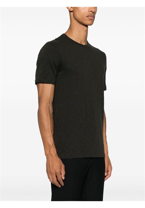 Black short-sleeve fitted T-shirt Theory - men THEORY | I0194520001