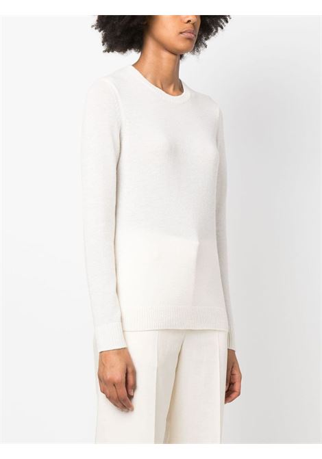 Ivory white long-sleeve cachemire jumper Theory - women THEORY | J0118711C05