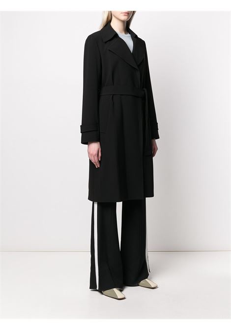 Black mid-length belted coat - THEORY -  women THEORY | J0709411001