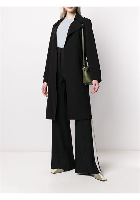 Black mid-length belted coat - THEORY -  women THEORY | J0709411001