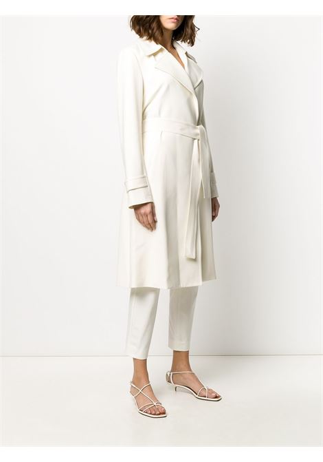 Cream belted trench coat Theory - women THEORY | J0709411Y0C