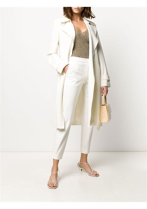 Cream belted trench coat Theory - women THEORY | J0709411Y0C