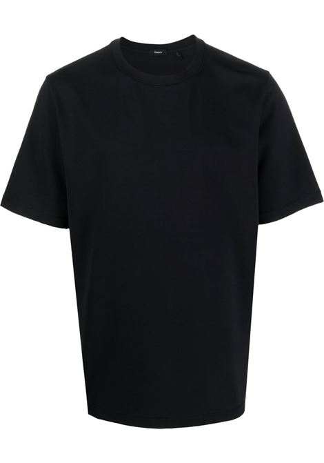 T-shirt girocollo in nero Theory- uomo THEORY | T-shirt | M0196528001