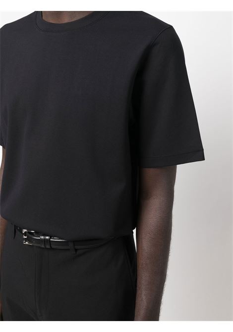 Black round-neck short-sleeve T-shirt Theory- men THEORY | M0196528001