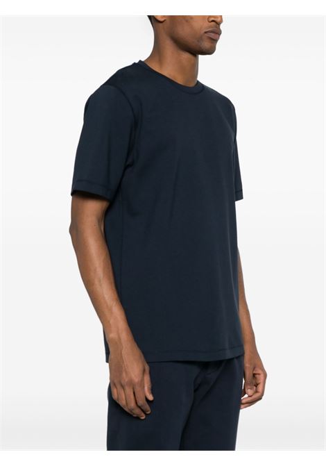 Black crew-neck short-sleeve T-shirt Theory - men THEORY | M0196528XHX