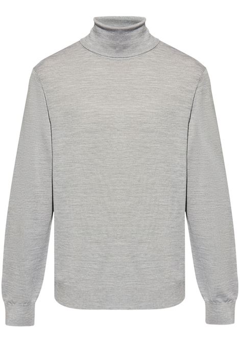 Light grey roll-neck jumper Lemaire - men THEORY | M0781705WM1