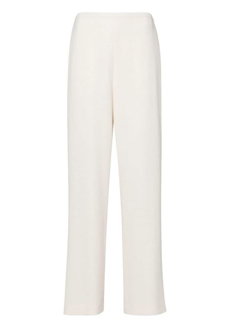 Pantaloni trama in crêpe in bianco Theory - donna THEORY | N0509209Y0C